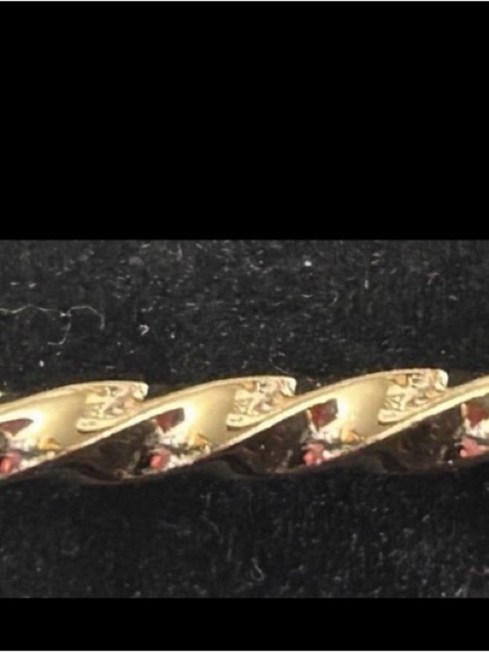 Christian Dior Twisted pin /brooch vintage, Gold Metal